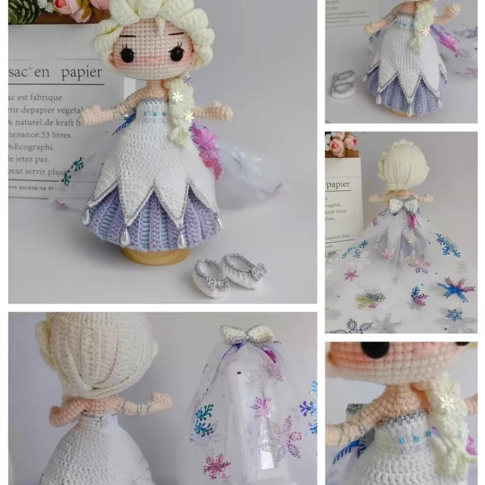 Princess Elsa Crochet DIY--Style C