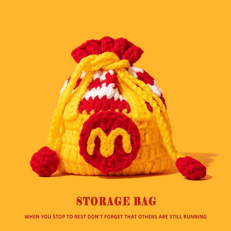 McDonald's crochet storage bag