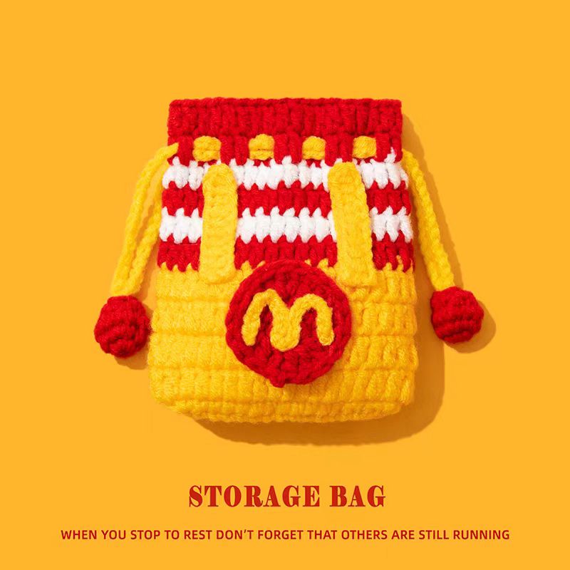 McDonald's crochet storage bag