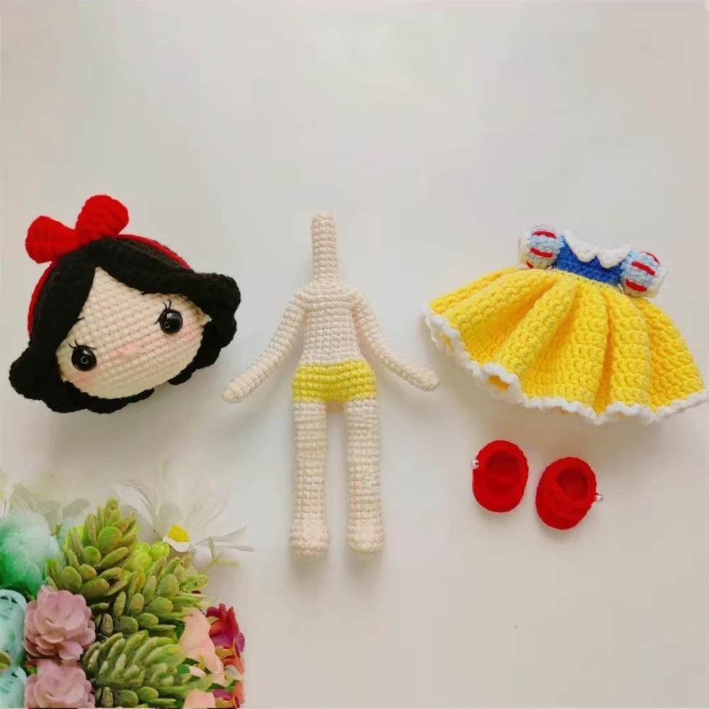 Snow White Crochet DIY--Style B